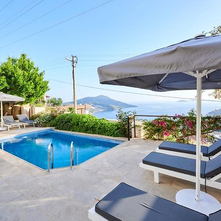 Luxus Villa Skyla Mit 5 Schlafzimmern & Meer-Blick Kas Bagian luar foto