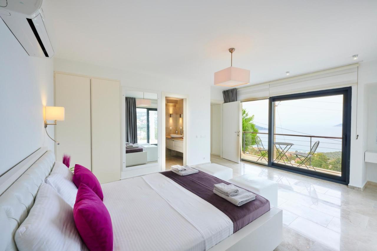 Luxus Villa Skyla Mit 5 Schlafzimmern & Meer-Blick Kas Bagian luar foto